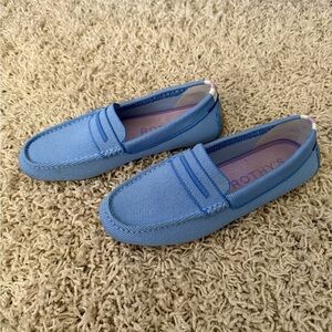 ROTHY'S Women's Seaside The Driver Slip-On Loafer Blue Size 7.5